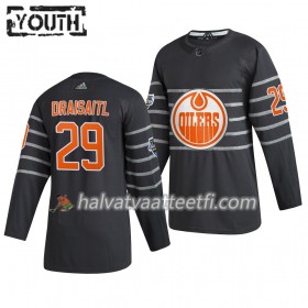 Lasten NHL Edmonton Oilers Pelipaita Leon Draisaitl 29 Harmaa 2020 NHL All-Star Adidas Authentic 